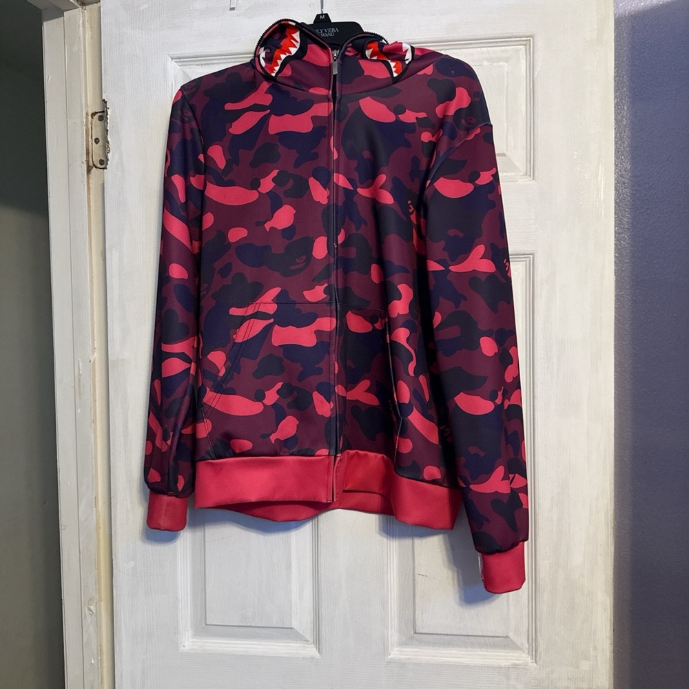 Camouflage Zip-Up Hoodie